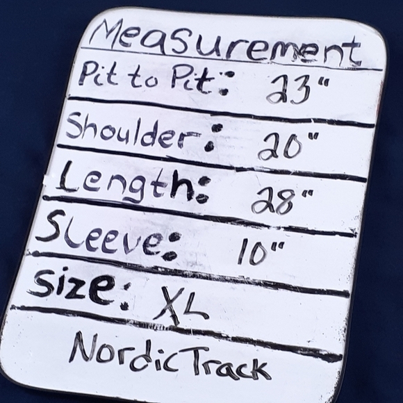 Nordic Track Navy Blue T-Shirt Size XL - Picture 6 of 6